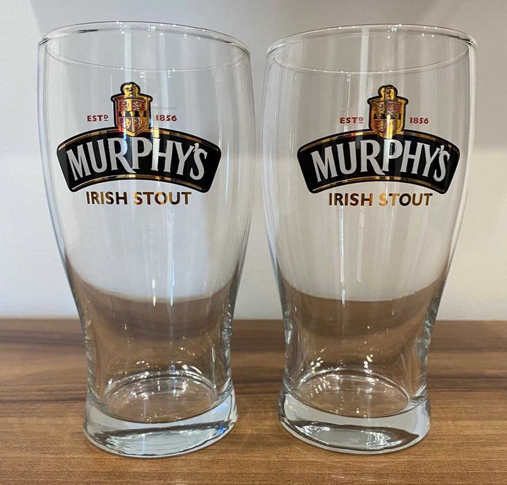 Murphy's Irish Stout kolekcjonerskie szklanki dla miłośników