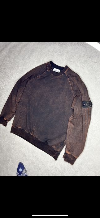 Кофта свитшот Stone Island Off Dyed оригинал новая размер L новый
