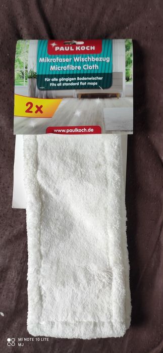 Nakładki z mikrofibry na mop płaski