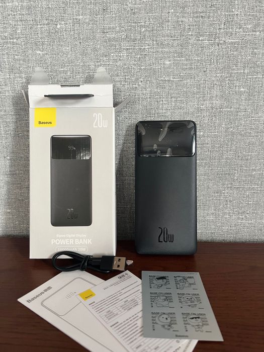 Power Bank Baseus 10000 mAh 20W, павербанк