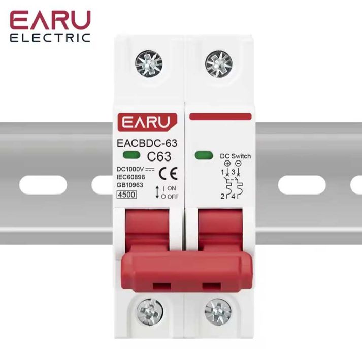 Автоматический выключатель EARU EACBDC-63 C50 - для солнечных панелей