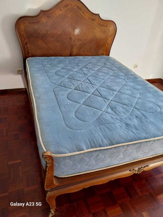 cama madeira maciça antiga