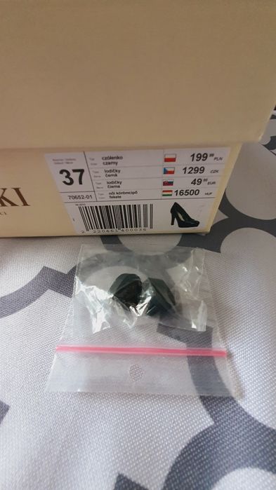 Czółenka Lasocki czarne r.37