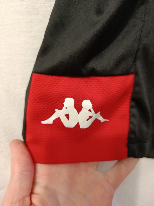 Шорти Kappa чорні з червоним вживані