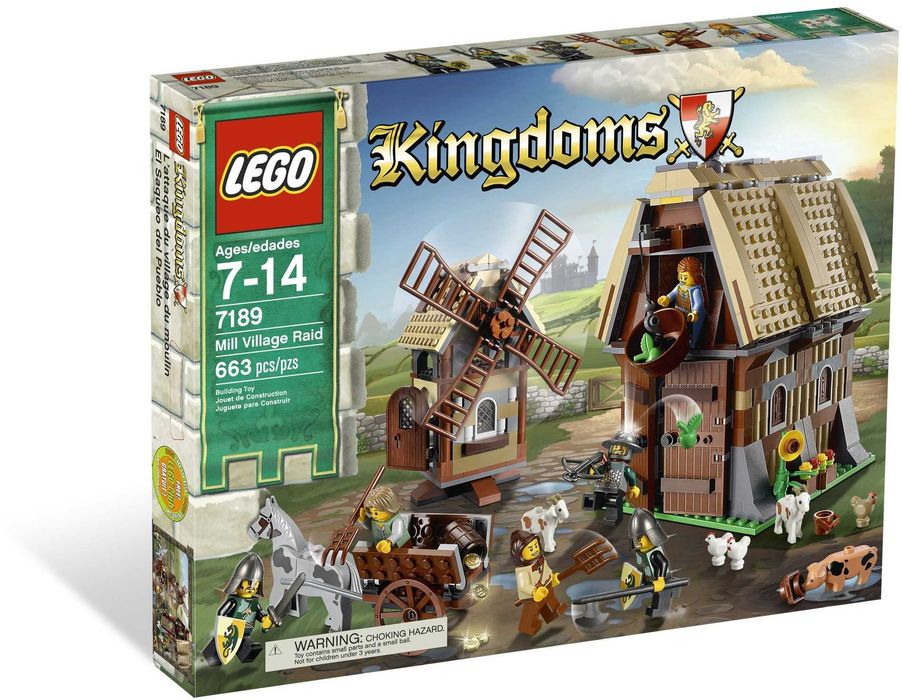 Lego Kingdoms 7189, Vikings 7019 e Pirates of the Caribbean 4184