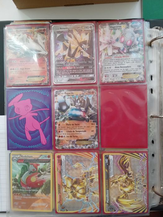 Cartas Pokémon coleção