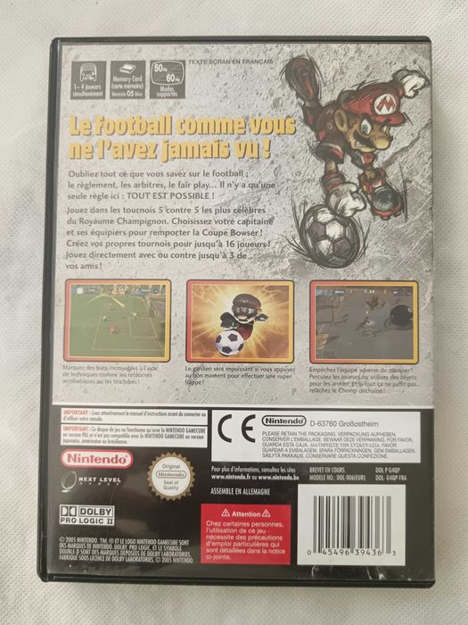 Mario Smash Football [Nintendo GameCube, 2005] 100% Complete - French