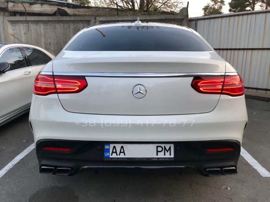 Обвес Mercedes GLE63 AMG GLE Coupe W292 C292 W166 Бампер Решетка