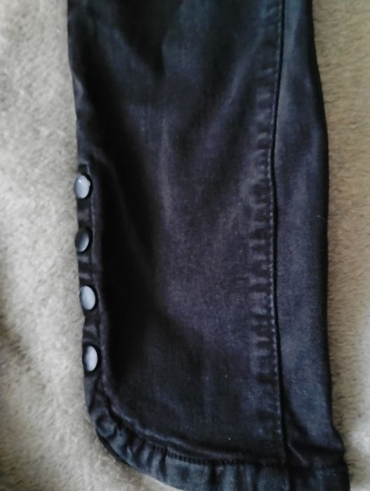 Czarne spodnie damskie 38