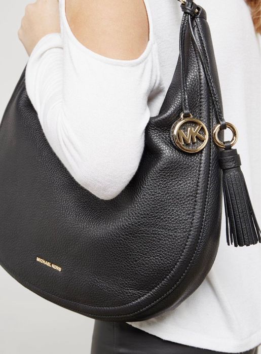 Сумка жіноча michael kors lydia hammered leather hobo bag