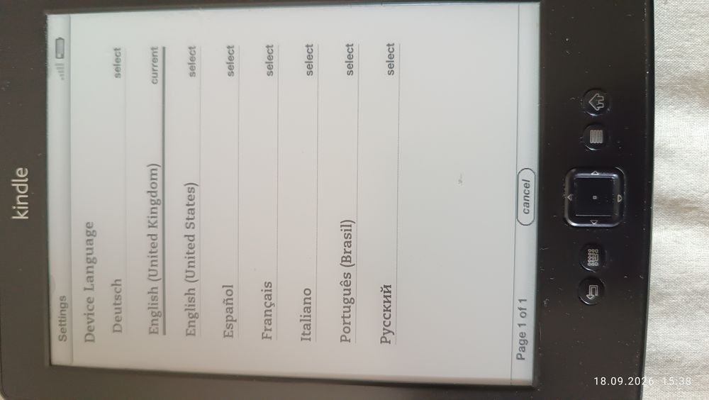 Sprzedam czytnik e-booków Amazon Kindle 4.