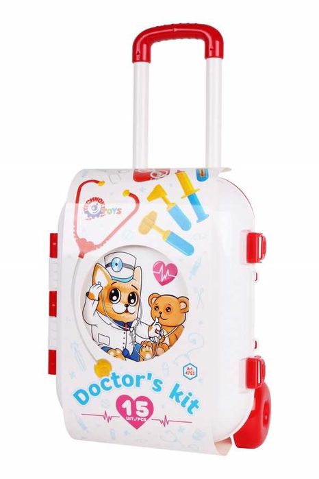 Дитячий набір лікаря у валізі ТехноК 4319, 15 та 20 предметів,2 вида