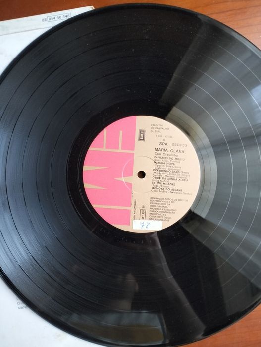 Disco de vinil LP Os Maiores Êxitos de Maria Clara