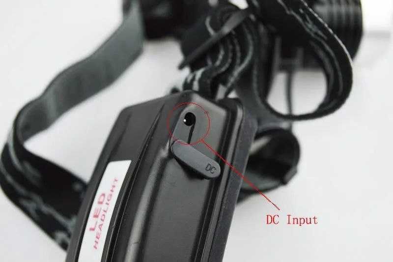 Якісний налобный фонарь LED Headlight зі зумом акумуляторний + 2 АКБ