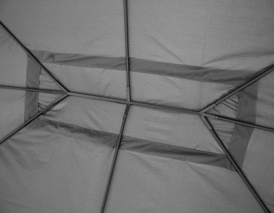 Pawilon ogrodowy Ateny Konifera 400x300cm szary