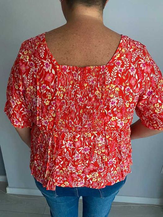 bluzeczka baskinka koszulka plus size  52