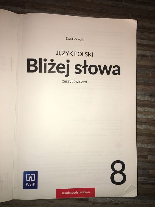 Bliżej słowa klasa 8. ćwiczenia J. Polski