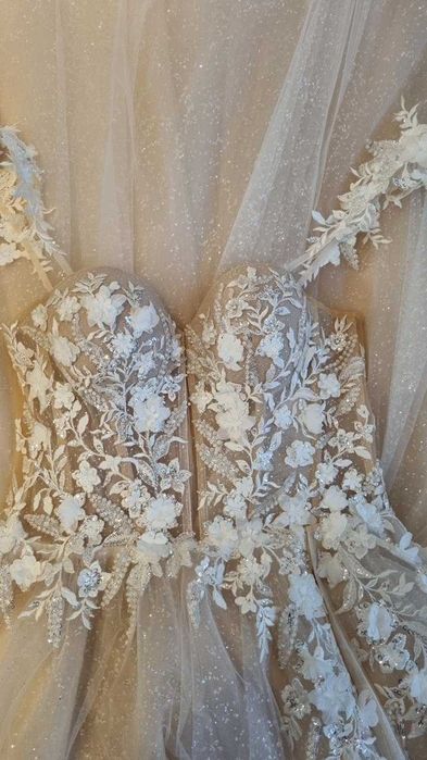 Suknia Ślubna Nowa boho R38 kolekcja 2024 Szycie na miarę