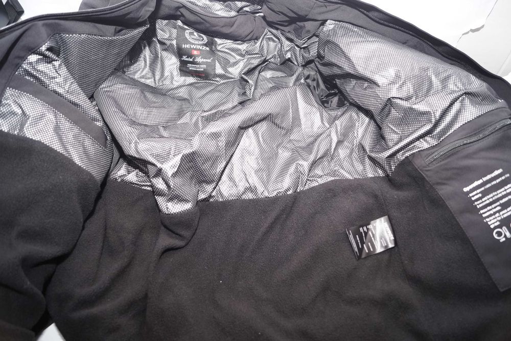 266 Podgrzewana kurtka męska softshell czarna HEWINZE Men-9989 rozmiar XL