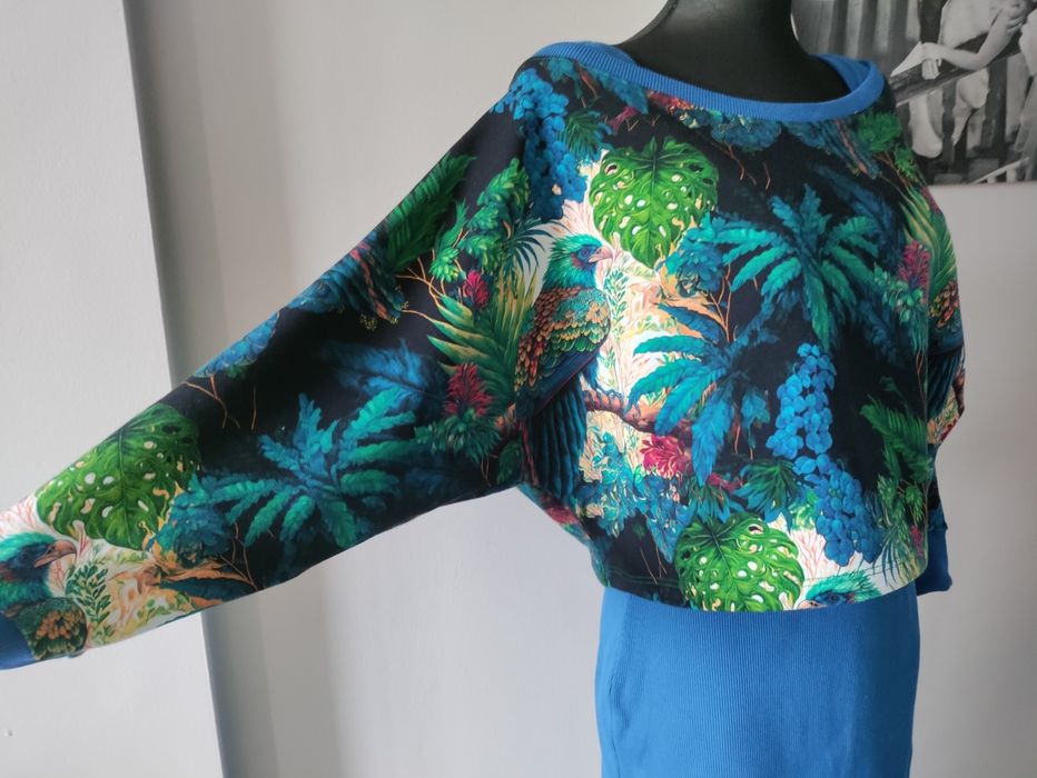 Nowy zestaw letni Sukienka na ramiączkach  + bluza L