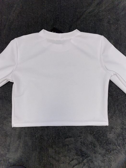 Білий Укороченый лонг