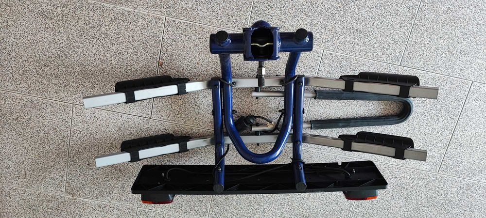 Suporte 2 bicicletas gancho reboque