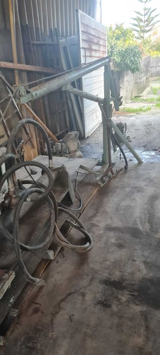 Corta lenha electrico com atrelado