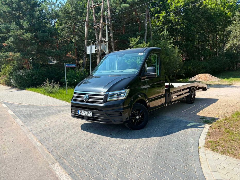 Auto Laweta VW Crafter wynajem kat B