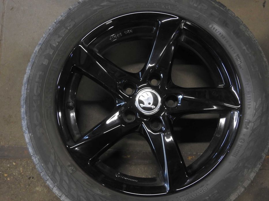 4x Alu Felgi 16'' 5x112 6,5J et46 piasta 57,1mm Brock dedykowane SKODA