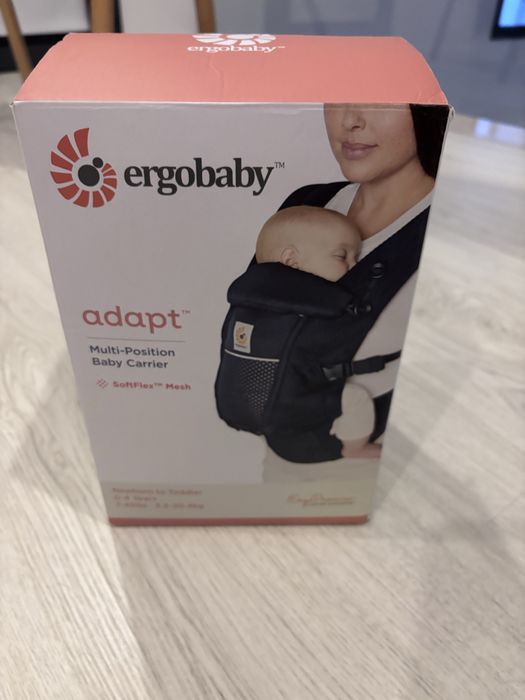 Ergobaby Adapt SoftFlex Mesh – Porta‑bebés novo sem uso