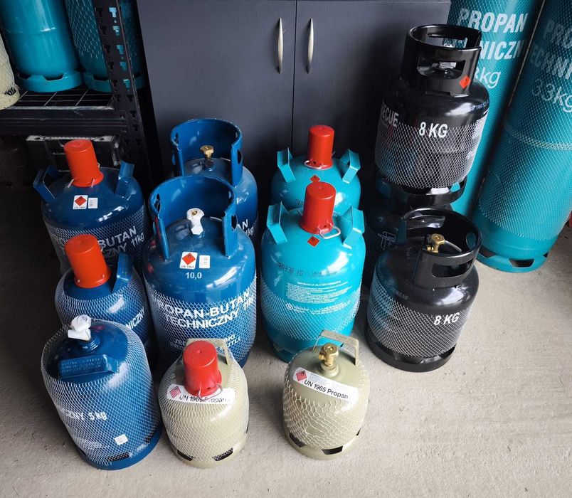 Sprzedaż butli gazowych 3kg|5kg|8kg BBQ 11 kg 33 kg pełne/puste Kraków
