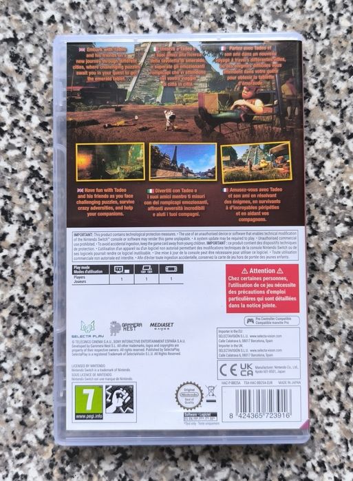 Tad the lost explorer craziest and madness edition Nintendo switch