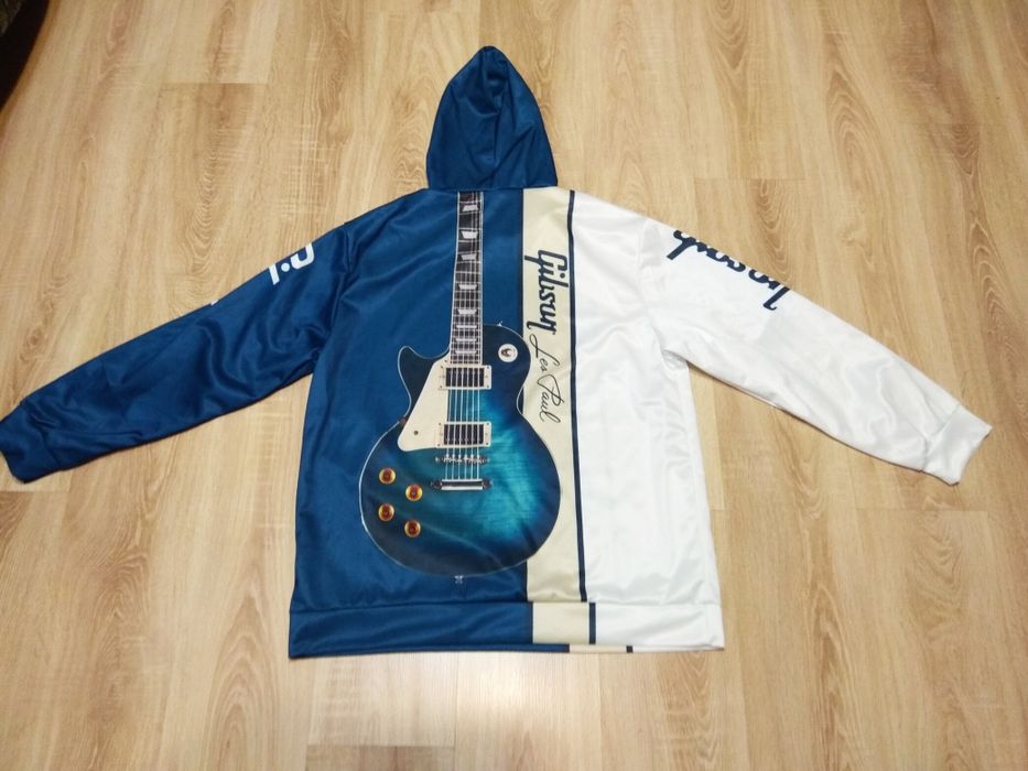 XXL Gibson Les Paul Bluza z kapturem