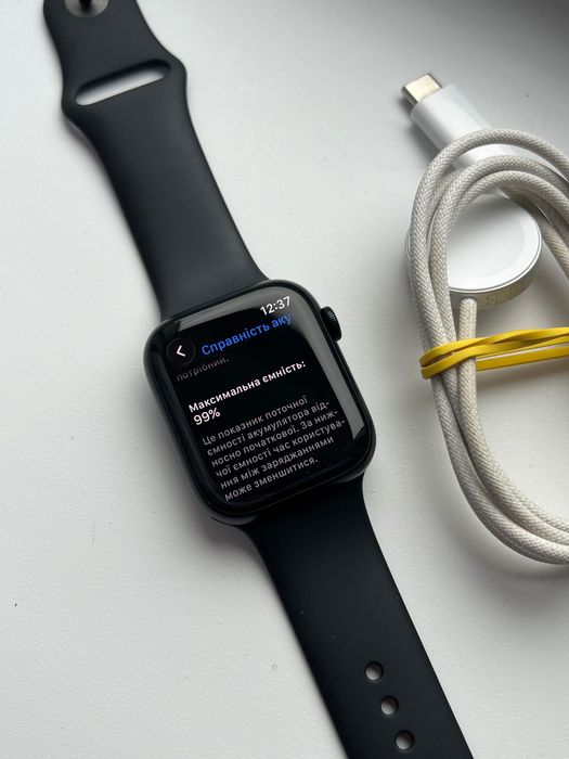 Apple Watch 9 45mm 99% Mignight майже ідеал