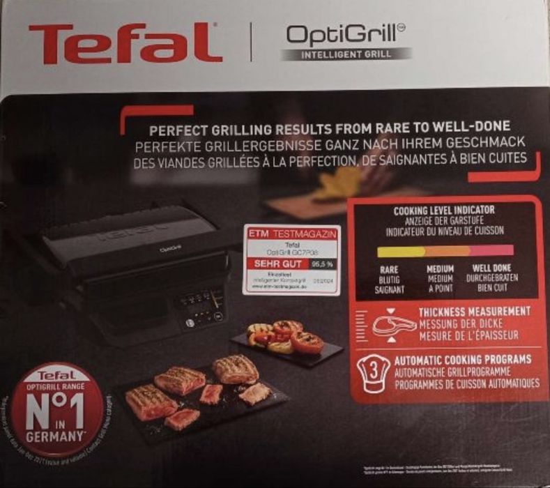 Grill ogrodowy TEFAL OptiGrill GC7P08