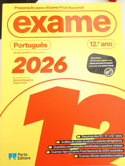 Livros preparação para exames nacionais 12 ano