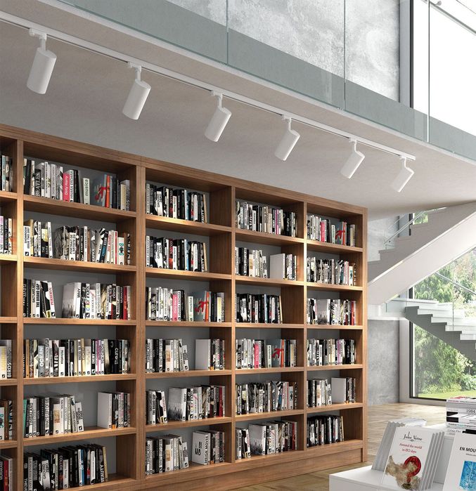 Projetor led calha carril novos