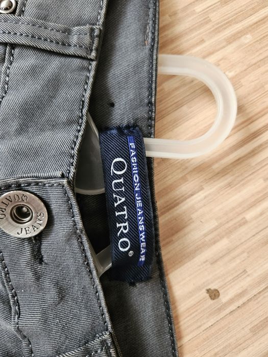 Spodnie męskie szare