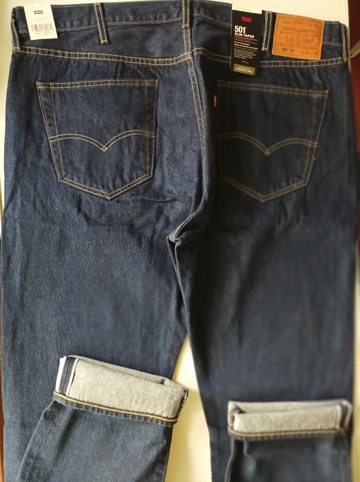 Джинсы Levis 501 селвидж W42 L34 , W42 L36