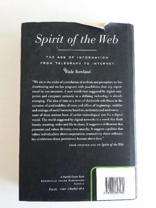 Livro "spirit of the web" Wade Rowland