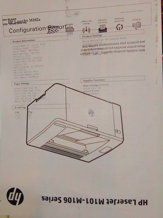Принтер  HP  LaserJet  Pro  M102a