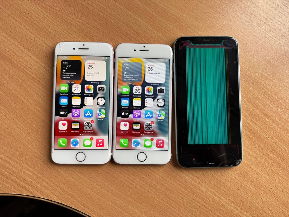 Лот айфонів Apple Iphone 11, 6S, 7 без айклаудів