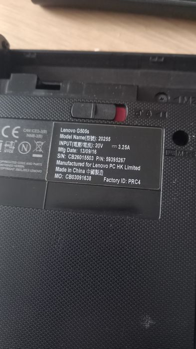 Laptop Lenovo G 505s
