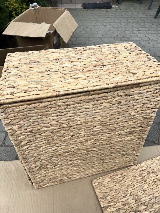 Kosz na pranie 120L  hiacynt wodny