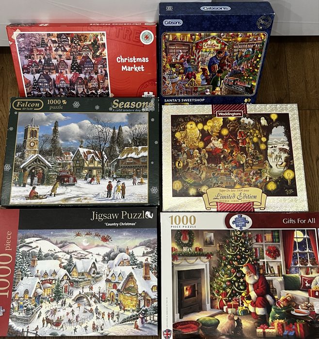 Пазли новорічні на 1000 деталей Ravensburger, Corner Piece, Disney