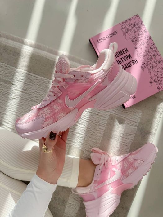ЕКСКЛЮЗИВ! Nike V2k Runtekk Pink Flowers 36 37 38 39 40 41 рантек