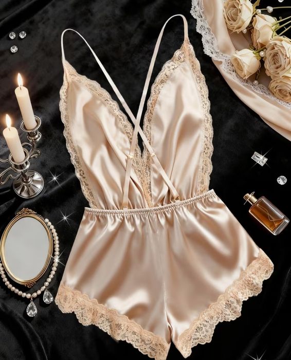 Bielizna damska plus size piżama XXL
