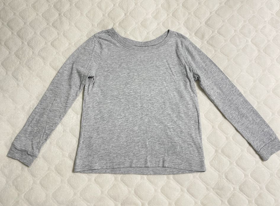 Дитячий білий лонгслів Carters