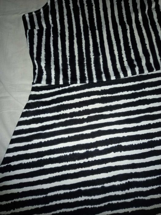H&M śliczna sukienka paski zebra L jak nowa