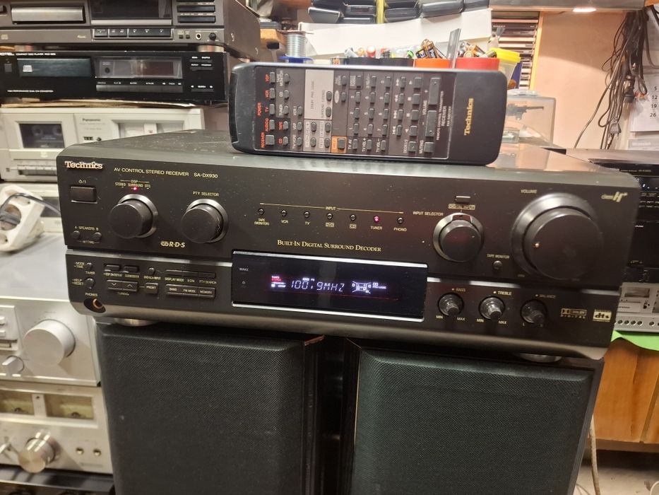Amplituner Technics SA-DX930 pilot optyka